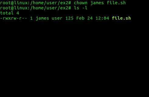 Chown Command in the Terminal